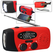 Load image into Gallery viewer, Radio d'emergenza con dinamo multifunzionale - Ozerty
