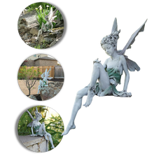 Load image into Gallery viewer, Statua di fata ornamento da giardino - Ozerty
