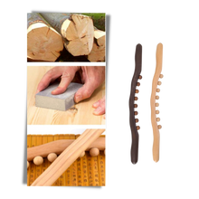 Load image into Gallery viewer, Massaggiatore muscolare in legno naturale - Ozerty
