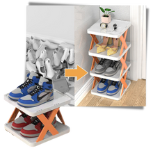 Load image into Gallery viewer, Scaffale organizzatore di scarpe multistrato - Ozerty
