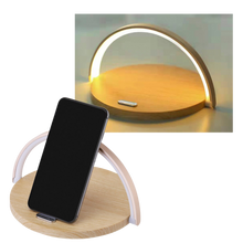 Load image into Gallery viewer, Lampada da tavolo e caricabatterie wireless - Ozerty
