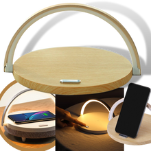 Load image into Gallery viewer, Lampada da tavolo e caricabatterie wireless - Ozerty
