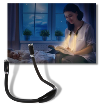 Load image into Gallery viewer, Lampada da lettura da collo a LED
