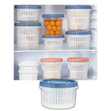 Load image into Gallery viewer, Contenitore per alimenti impilabile con scolapasta - Ozerty
