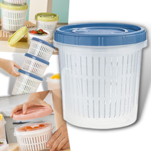 Load image into Gallery viewer, Contenitore per alimenti impilabile con scolapasta - Ozerty
