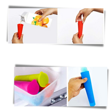 Load image into Gallery viewer, Confezione da 5 stampi in silicone per ghiaccioli - Ozerty
