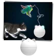 Load image into Gallery viewer, Palla giocattolo per gatti con funzione di rollio automatico - Ozerty
