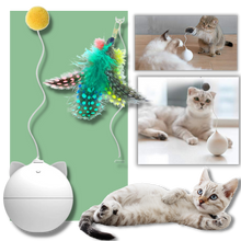 Load image into Gallery viewer, Palla giocattolo per gatti con funzione di rollio automatico - Ozerty
