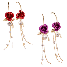 Load image into Gallery viewer, Orecchini con nappe rosa - Ozerty

