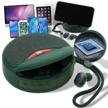 Load image into Gallery viewer, Altoparlante bluetooth senza fili con auricolari - Ozerty
