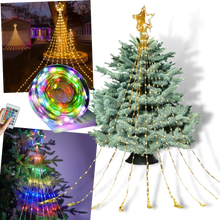 Load image into Gallery viewer, Albero di natale cascata di luci fatate - Ozerty
