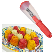 Load image into Gallery viewer, Pelapatate per frutta e verdura con raccoglitore - Ozerty
