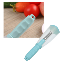 Load image into Gallery viewer, Pelapatate per frutta e verdura con raccoglitore - Ozerty
