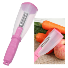 Load image into Gallery viewer, Pelapatate per frutta e verdura con raccoglitore - Ozerty
