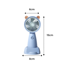 Load image into Gallery viewer, Mini ventilatore USB con supporto per telefono - Ozerty
