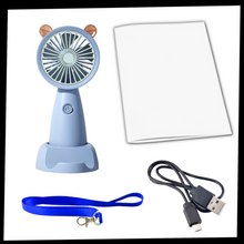 Load image into Gallery viewer, Mini ventilatore USB con supporto per telefono - Ozerty
