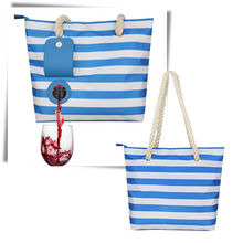Load image into Gallery viewer, Borsa per vino da spiaggia
