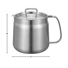 Load image into Gallery viewer, Pentola per friggere in acciaio inox 2 in 1 - Ozerty
