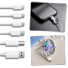 Load image into Gallery viewer, Avvolgicavo in silicone 2 in 1 - Ozerty
