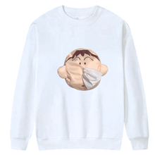 Load image into Gallery viewer, Maglietta Shin Chan 3D con Fazzoletti Incorporati -Felpa bianca - Ozerty
