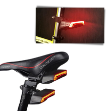 Load image into Gallery viewer, Luce posteriore di sicurezza della bicicletta con indicatori - Ozerty
