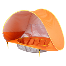 Load image into Gallery viewer, Tenda da spiaggia portatile per bambini con mini piscina
