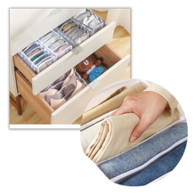 Load image into Gallery viewer, Organizzatore di abiti guardaroba a mesh - Ozerty
