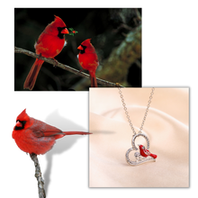 Load image into Gallery viewer, Collana con ciondolo cuore cardinale - Ozerty
