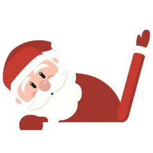Load image into Gallery viewer, Adesivo per tergicristalli di natale
