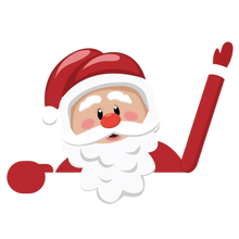 Load image into Gallery viewer, Adesivo per tergicristalli di natale
