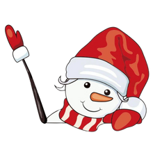Load image into Gallery viewer, Adesivo per tergicristalli di natale
