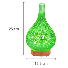 Load image into Gallery viewer, Diffusore di olio essenziale con vaso a forma di fuochi d'artificio - Ozerty
