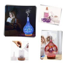 Load image into Gallery viewer, Diffusore di olio essenziale con vaso a forma di fuochi d'artificio - Ozerty
