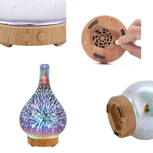 Load image into Gallery viewer, Diffusore di olio essenziale con vaso a forma di fuochi d'artificio
