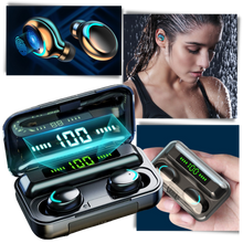Load image into Gallery viewer, Auricolari Bluetooth con scatola di ricarica della batteria - Ozerty

