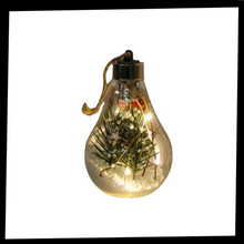 Load image into Gallery viewer, Lampadina a sfera di Natale trasparente a LED - Ozerty

