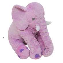 Load image into Gallery viewer, Cuscino grande di peluche di elefante
