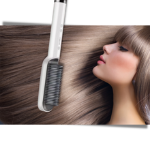 Load image into Gallery viewer, Piastra per capelli elettrica a spazzola in ceramica - Ozerty
