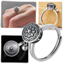Load image into Gallery viewer, Anello con mantra buddista che gira per donne - Ozerty
