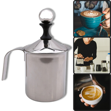 Load image into Gallery viewer, Montalatte manuale in acciaio inox 400ml - Ozerty
