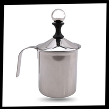 Load image into Gallery viewer, Montalatte manuale in acciaio inox 400ml - Ozerty
