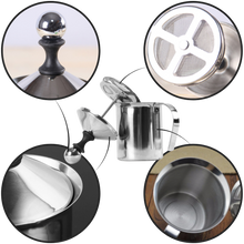 Load image into Gallery viewer, Montalatte manuale in acciaio inox 400ml - Ozerty
