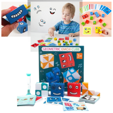 Load image into Gallery viewer, Gioco di emoji del cubo magico Montessori - Ozerty
