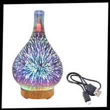Load image into Gallery viewer, Diffusore di olio essenziale con vaso a forma di fuochi d'artificio - Ozerty
