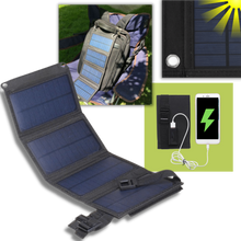Load image into Gallery viewer, Pannello solare portatile con 2 porte usb - Ozerty
