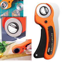 Load image into Gallery viewer, Taglierina a rullo per tessuti con cinque lame da 45 mm - Ozerty
