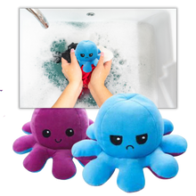 Load image into Gallery viewer, Mini polpo di peluche reversibile
