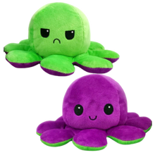 Load image into Gallery viewer, Mini polpo di peluche reversibile
