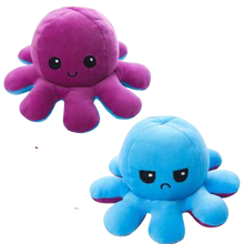 Load image into Gallery viewer, Mini polpo di peluche reversibile
