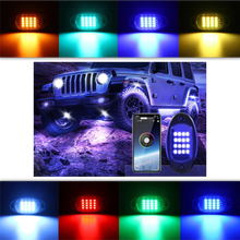 Load image into Gallery viewer, Confezione da 8 luci RGB per veicoli - Ozerty
